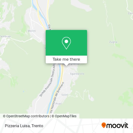 Pizzeria Luisa map