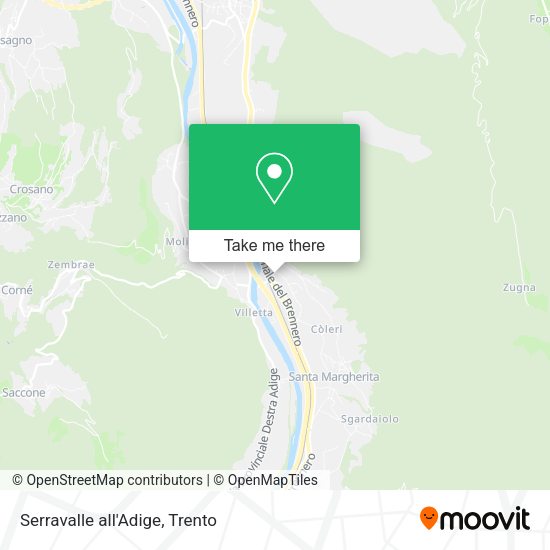 Serravalle all'Adige map