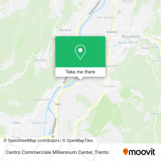 Centro Commerciale Millennium Center map