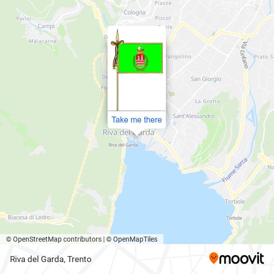 Riva del Garda map
