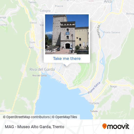 MAG - Museo Alto Garda map