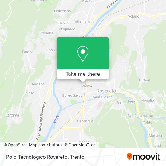 Polo Tecnologico Rovereto map