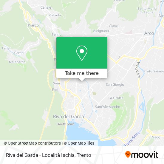 Riva del Garda - Località Ischia map