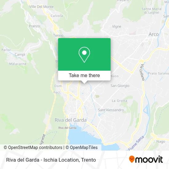 Riva del Garda - Ischia Location map