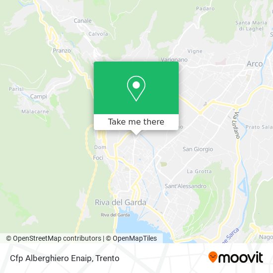 Cfp Alberghiero Enaip map