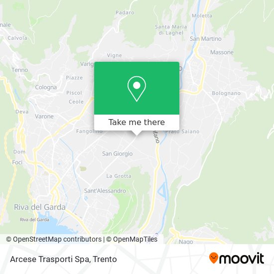 Arcese Trasporti Spa map