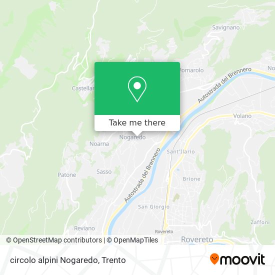 circolo alpini Nogaredo map