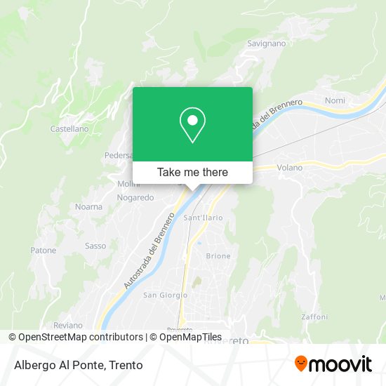 Albergo Al Ponte map