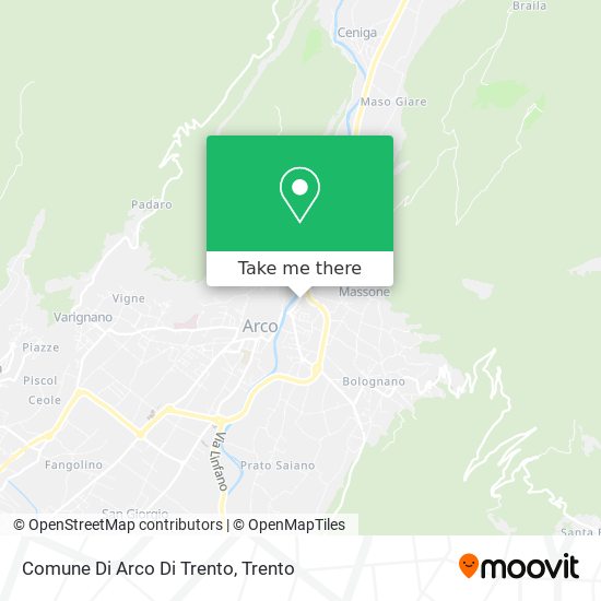 Comune Di Arco Di Trento map