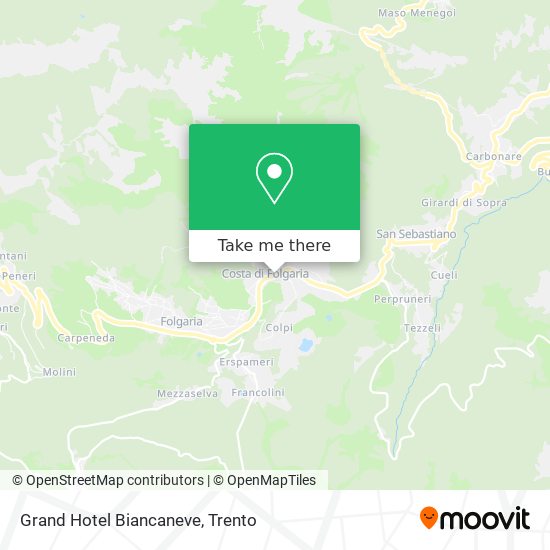 Grand Hotel Biancaneve map