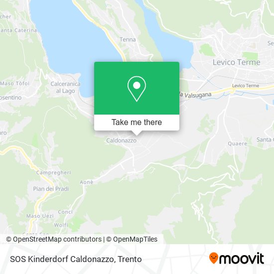 SOS Kinderdorf Caldonazzo map
