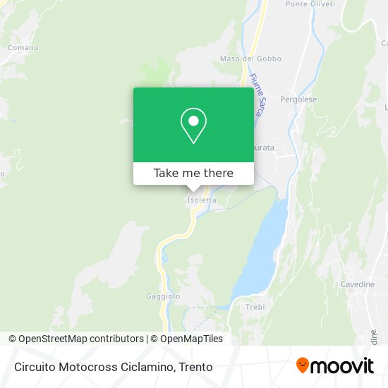 Circuito Motocross Ciclamino map