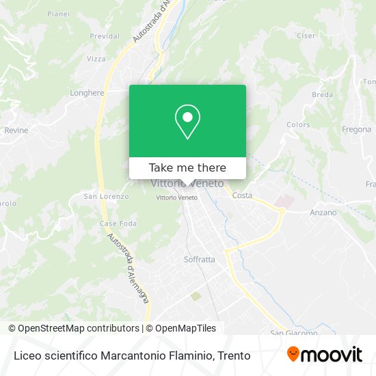 Liceo scientifico Marcantonio Flaminio map
