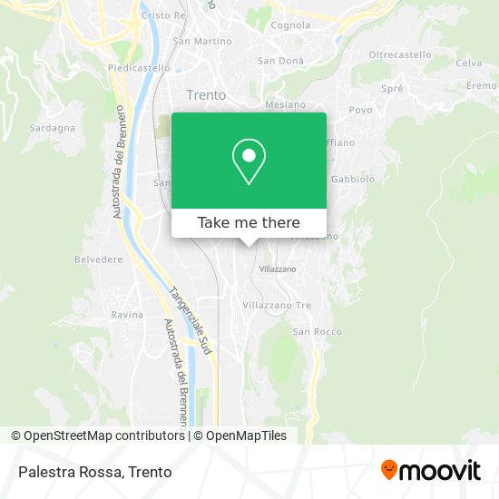 Palestra Rossa map