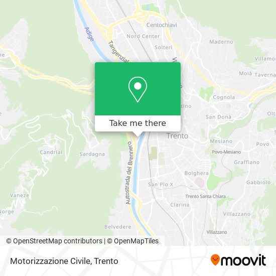 Motorizzazione Civile map