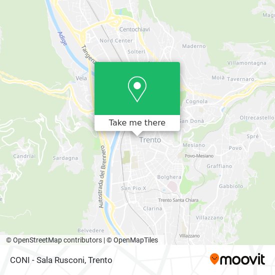 CONI - Sala Rusconi map