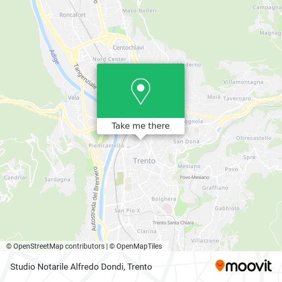 Studio Notarile Alfredo Dondi map