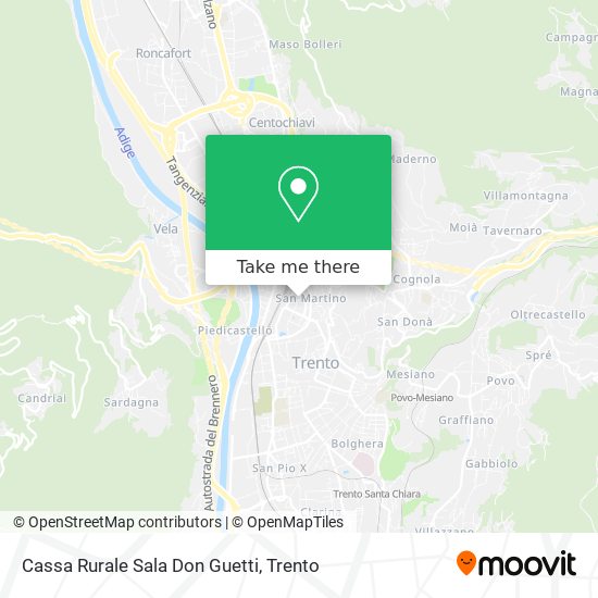 Cassa Rurale Sala Don Guetti map