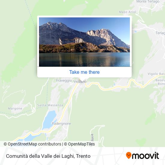 Comunità della Valle dei Laghi map
