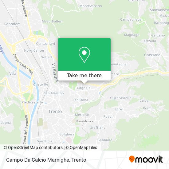 Campo Da Calcio Marnighe map