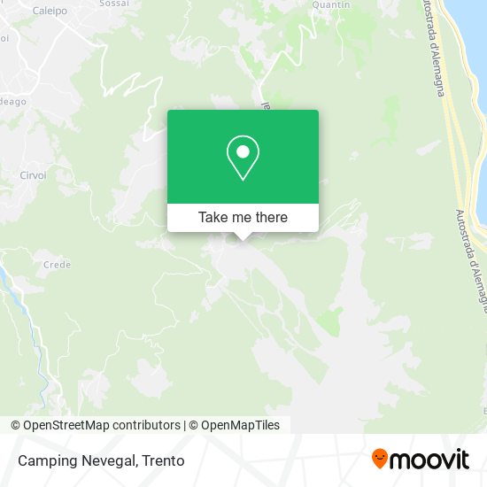 Camping Nevegal map
