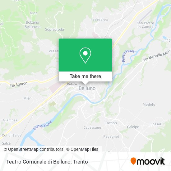 Teatro Comunale di Belluno map