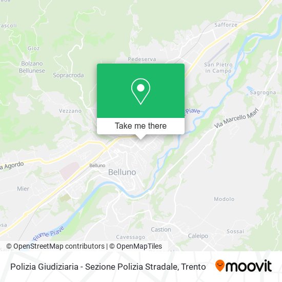 Polizia Giudiziaria - Sezione Polizia Stradale map