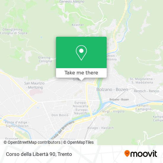 Corso della Libertà 90 map