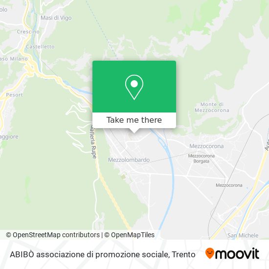 ABIBÒ associazione di promozione sociale map