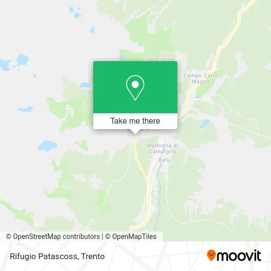 Patascoss Refuge map