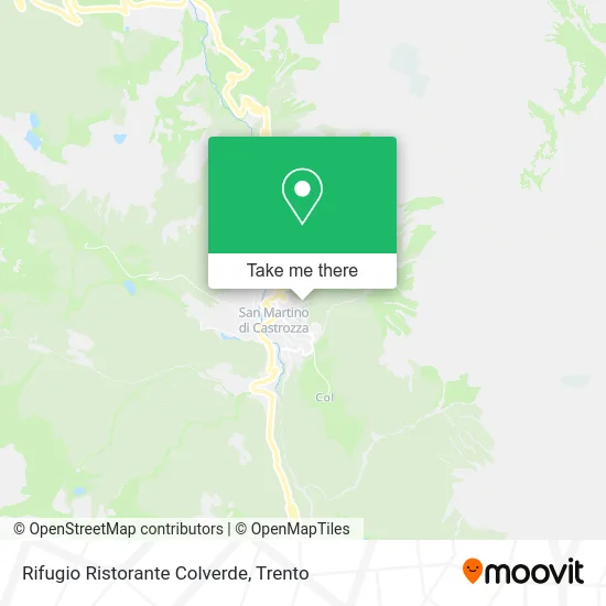 Colverde Restaurant Refuge map