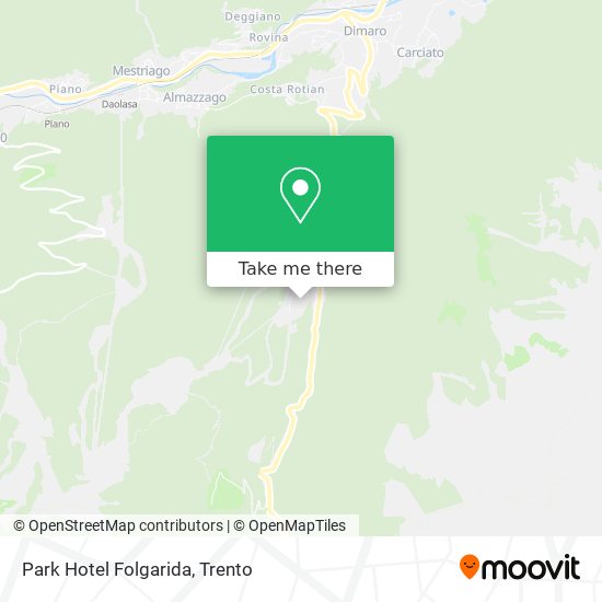 Park Hotel Folgarida map