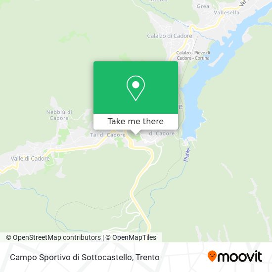 Campo Sportivo di Sottocastello map