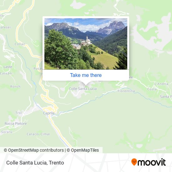 Colle Santa Lucia map