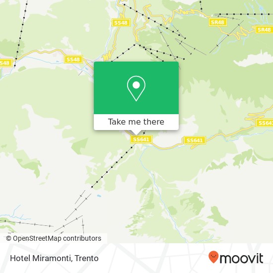 Hotel Miramonti map