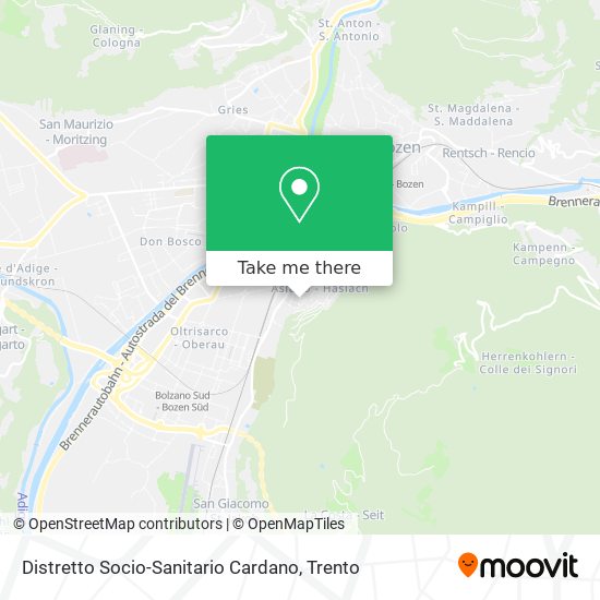 Distretto Socio-Sanitario Cardano map