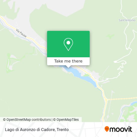 Lago di Auronzo di Cadore map