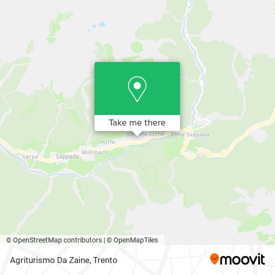 Agriturismo Da Zaine map