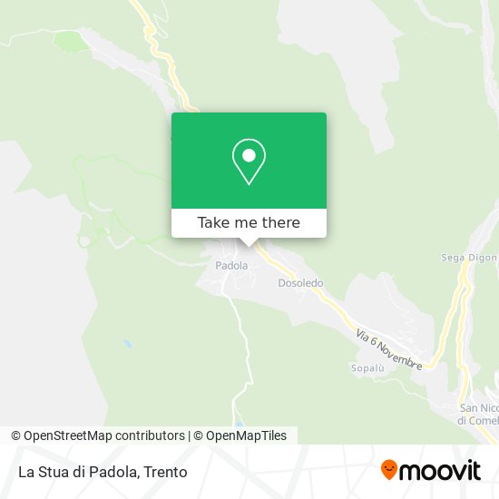 La Stua di Padola map