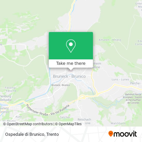 Ospedale di Brunico map