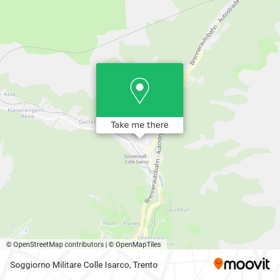 Soggiorno Militare Colle Isarco map