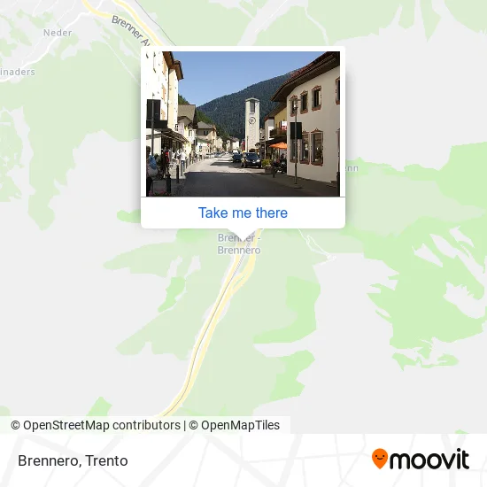 Brennero map