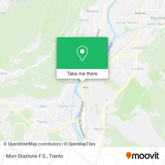 Mori-Stazione F.S. map
