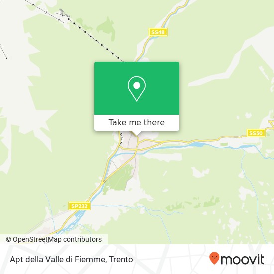 Apt della Valle di Fiemme map