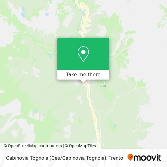 Cabinovia Tognola (Ces / Cabinovia Tognola) map