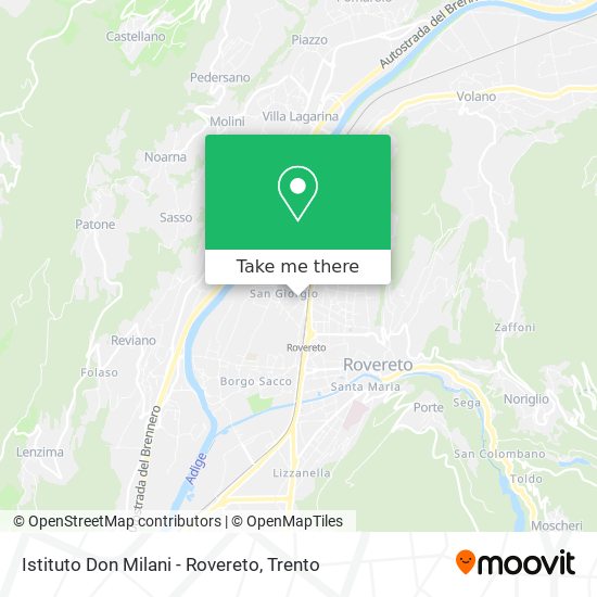 Istituto Don Milani - Rovereto map