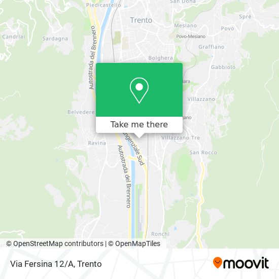Via Fersina 12/A map