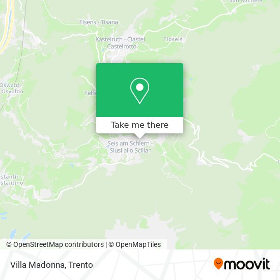 Villa Madonna map