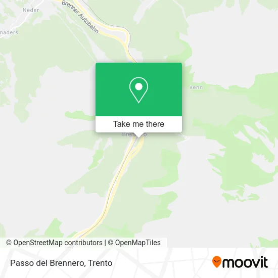 Passo del Brennero map