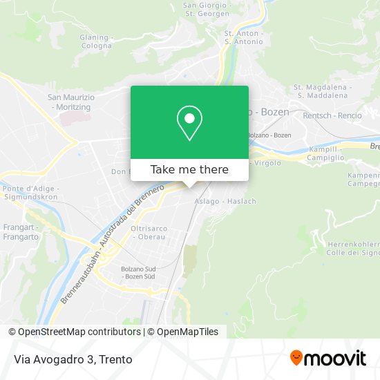 Via Avogadro 3 map